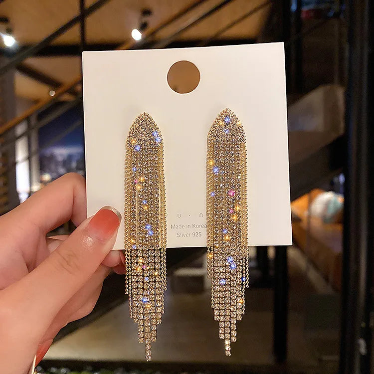 Zircon Snowflake Stud Earrings – Elegant Women’s Wedding Jewelry