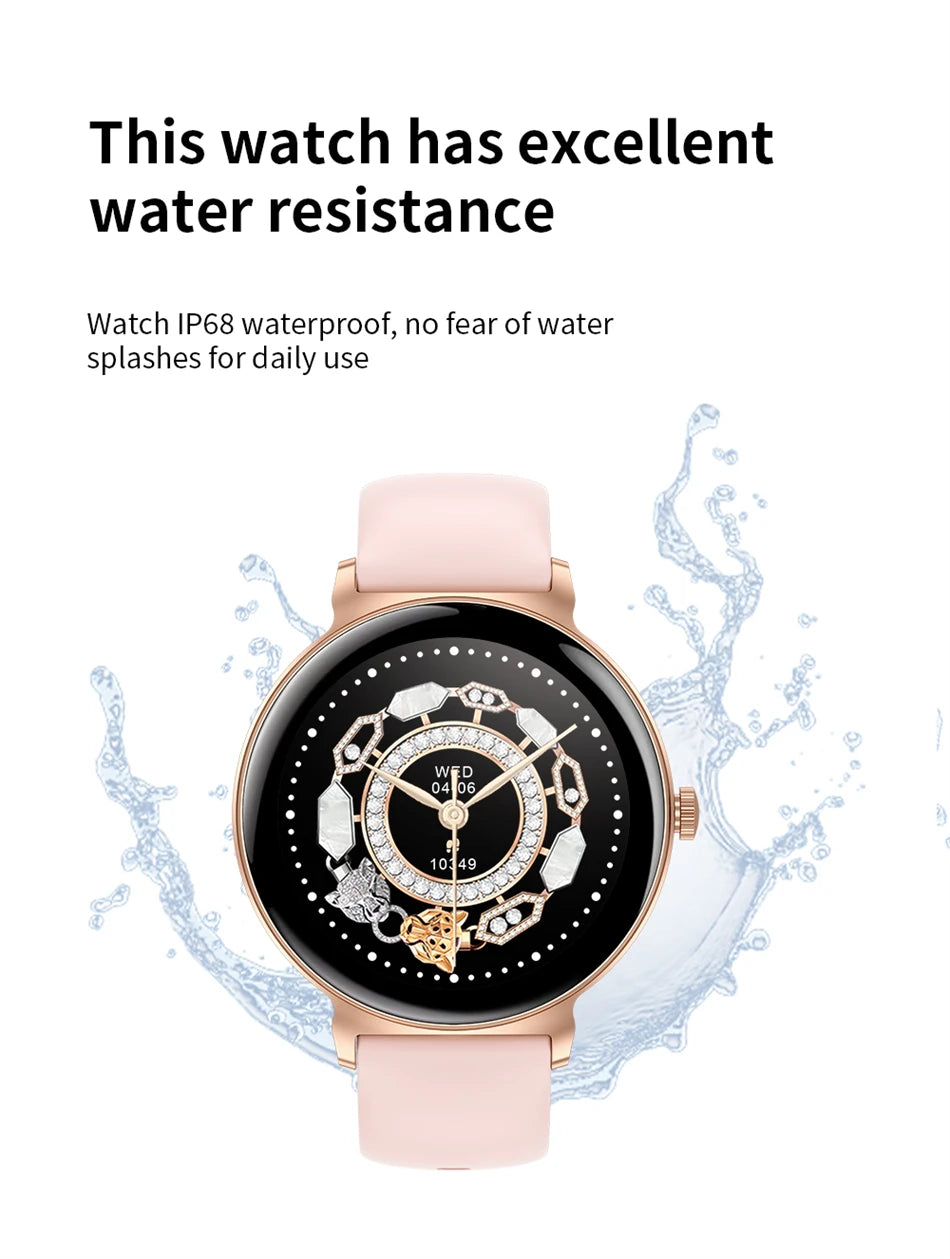 LIGE 2025 Women’s Smartwatch – 1.27” Full Touch Bluetooth Call Fitness Watch