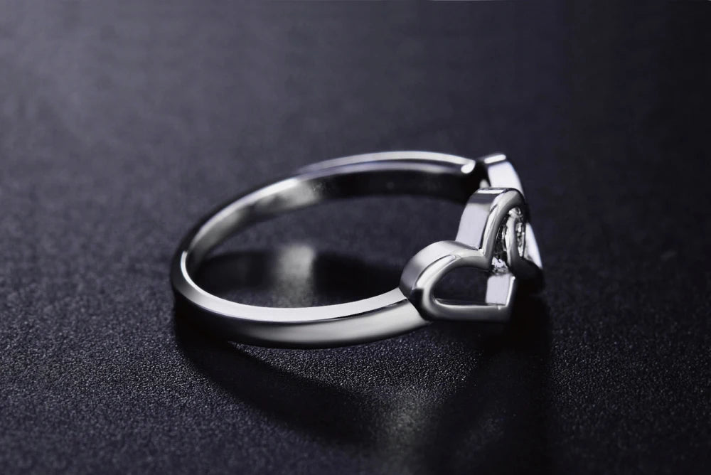 Double Heart Lover’s Ring