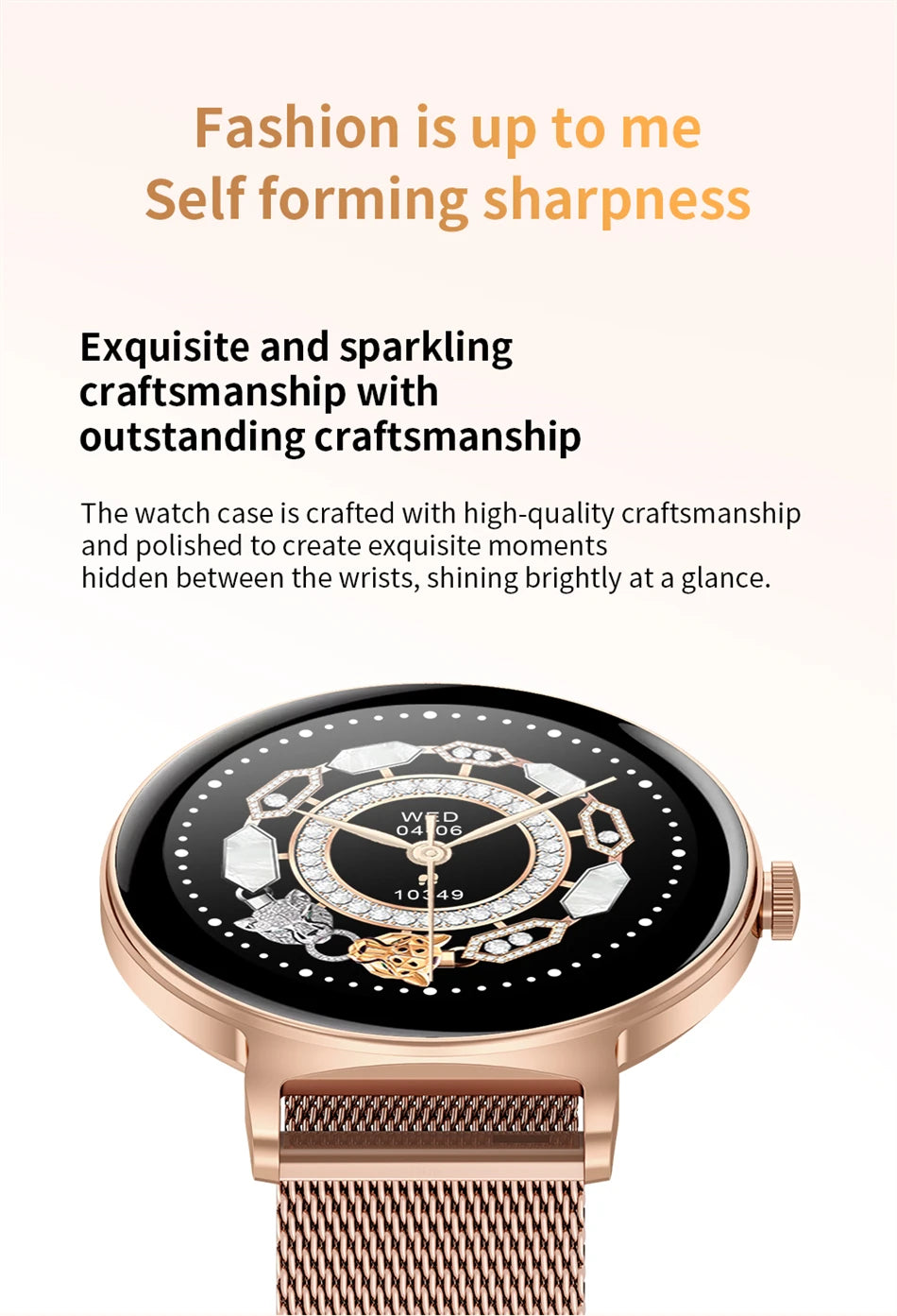 LIGE 2025 Women’s Smartwatch – 1.27” Full Touch Bluetooth Call Fitness Watch