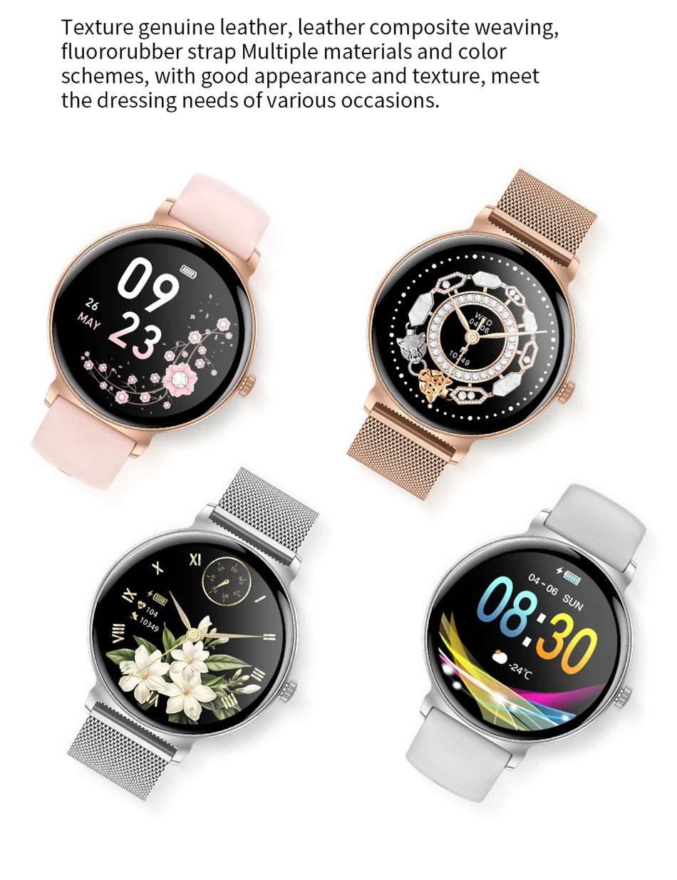 LIGE 2025 Women’s Smartwatch – 1.27” Full Touch Bluetooth Call Fitness Watch