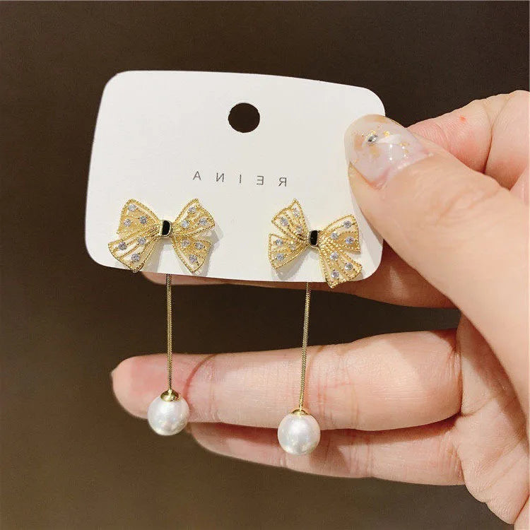 Zircon Snowflake Stud Earrings – Elegant Women’s Wedding Jewelry