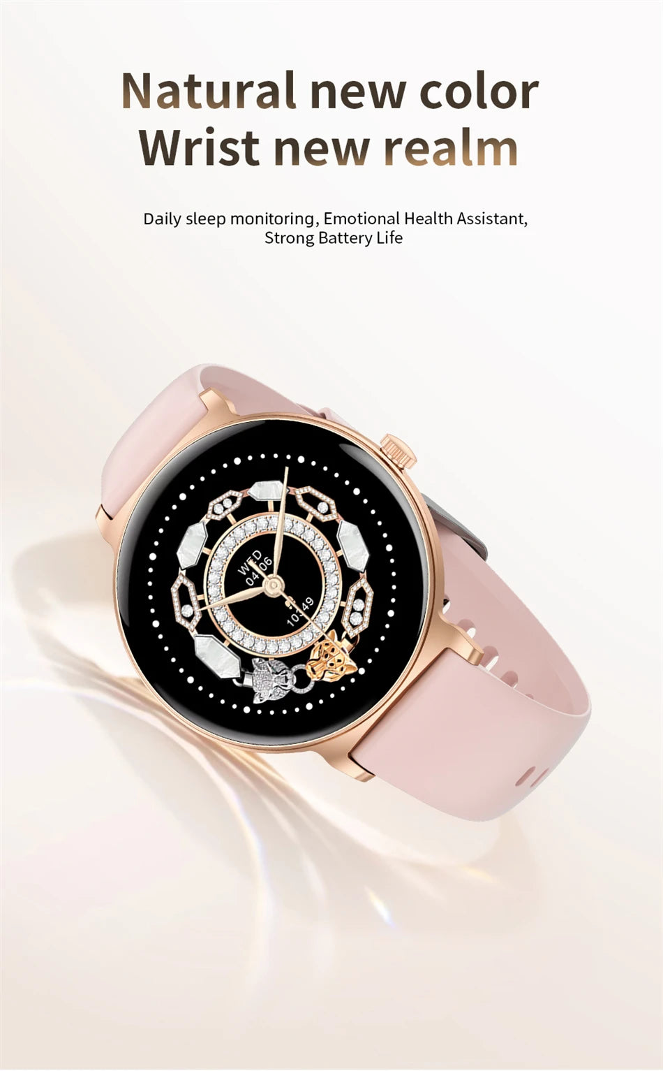 LIGE 2025 Women’s Smartwatch – 1.27” Full Touch Bluetooth Call Fitness Watch