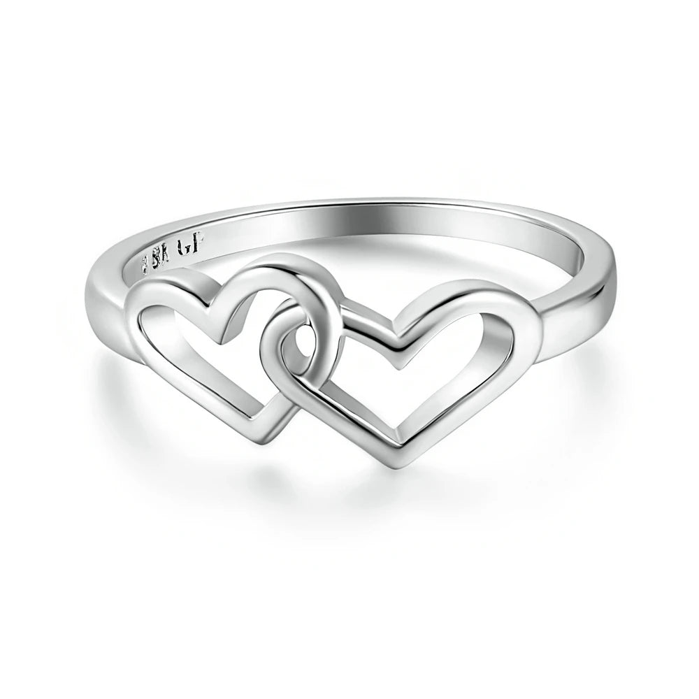 Double Heart Lover’s Ring