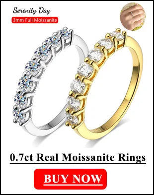 Silver Women’s Ring Set – Classic Round White Stone