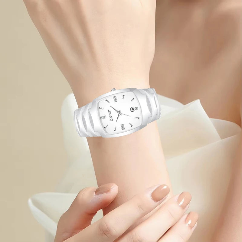 LIGE Women’s Luxury Watch – Elegant Stainless Steel Quartz with Calendar