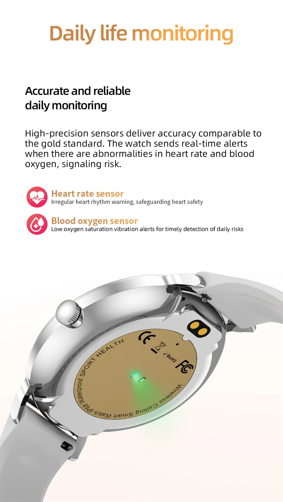 LIGE 2025 Women’s Smartwatch – 1.27” Full Touch Bluetooth Call Fitness Watch