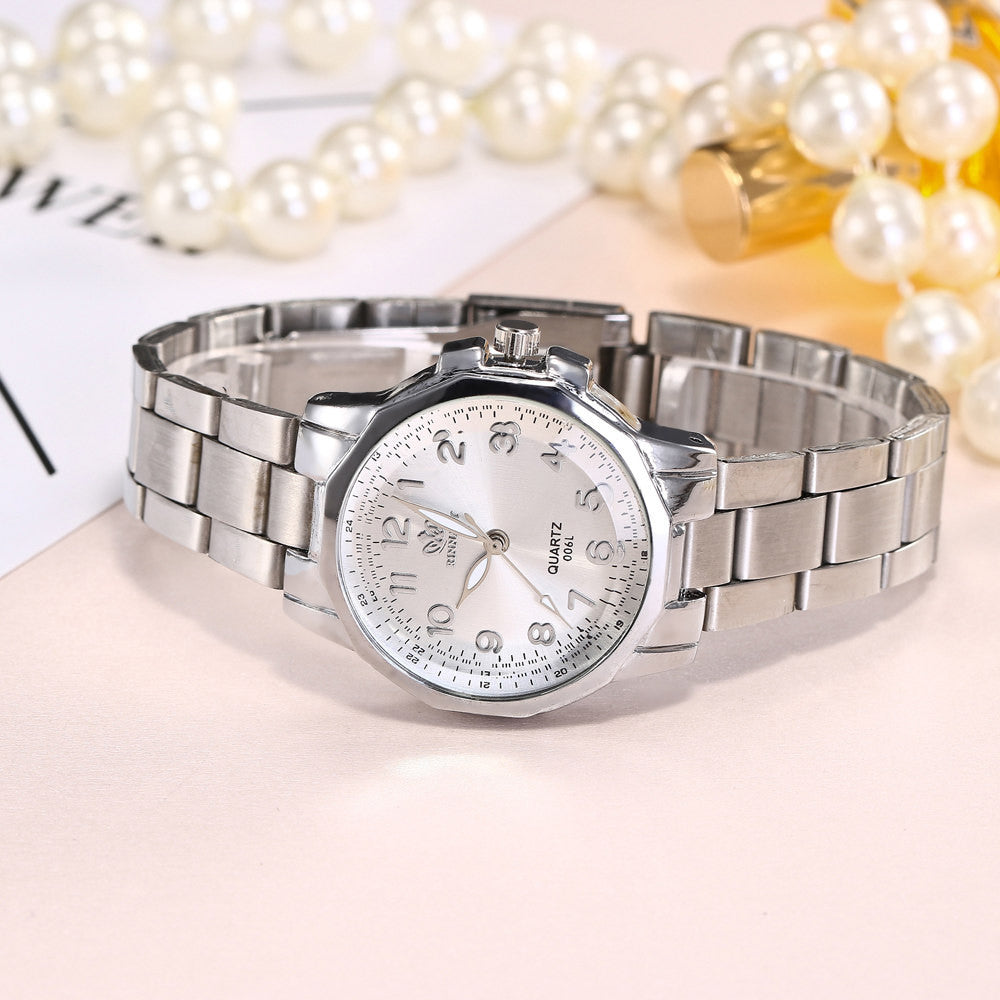Elegant Women’s Watch – Luxury Stainless Steel Japan Movement Wristwatch