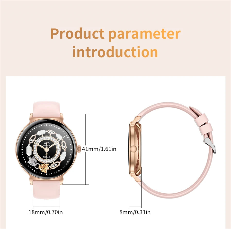 LIGE 2025 Women’s Smartwatch – 1.27” Full Touch Bluetooth Call Fitness Watch