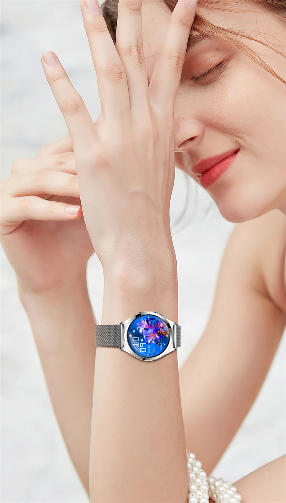 LIGE Women’s Smartwatch – 1.27” AMOLED HD Screen Bluetooth Call Watch