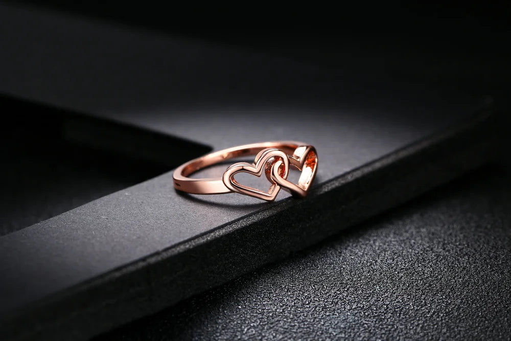 Double Heart Lover’s Ring