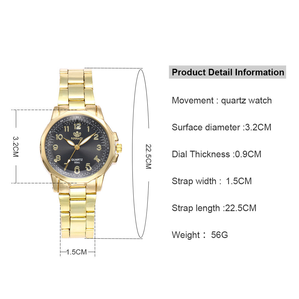 Elegant Women’s Watch – Luxury Stainless Steel Japan Movement Wristwatch