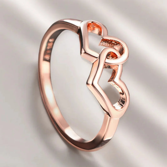 Double Heart Lover’s Ring