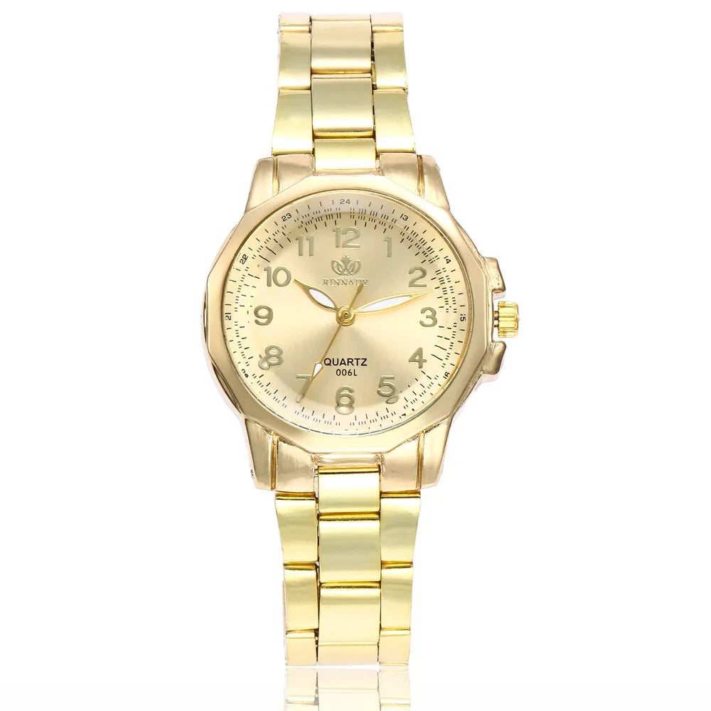 Elegant Women’s Watch – Luxury Stainless Steel Japan Movement Wristwatch