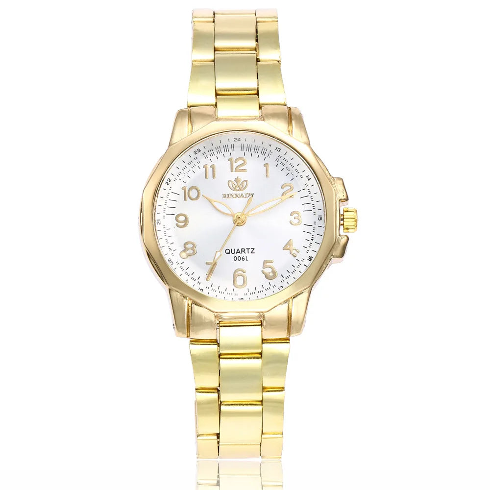 Elegant Women’s Watch – Luxury Stainless Steel Japan Movement Wristwatch