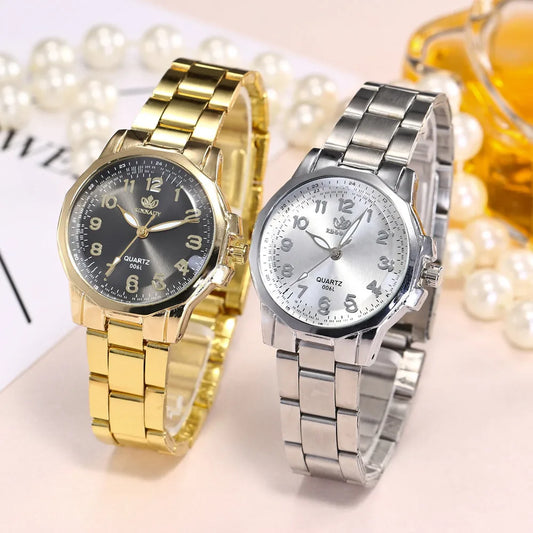 Elegant Women’s Watch – Luxury Stainless Steel Japan Movement Wristwatch