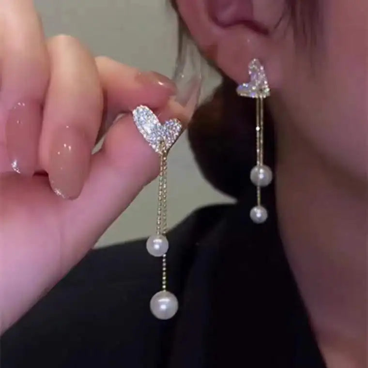 Zircon Snowflake Stud Earrings – Elegant Women’s Wedding Jewelry